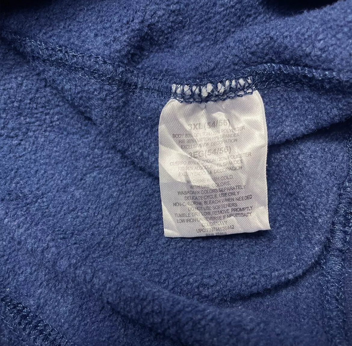 Y2K Vintage Starter Embroidered Logo Sweatshirt in Crewneck | Navy Blue | Medium