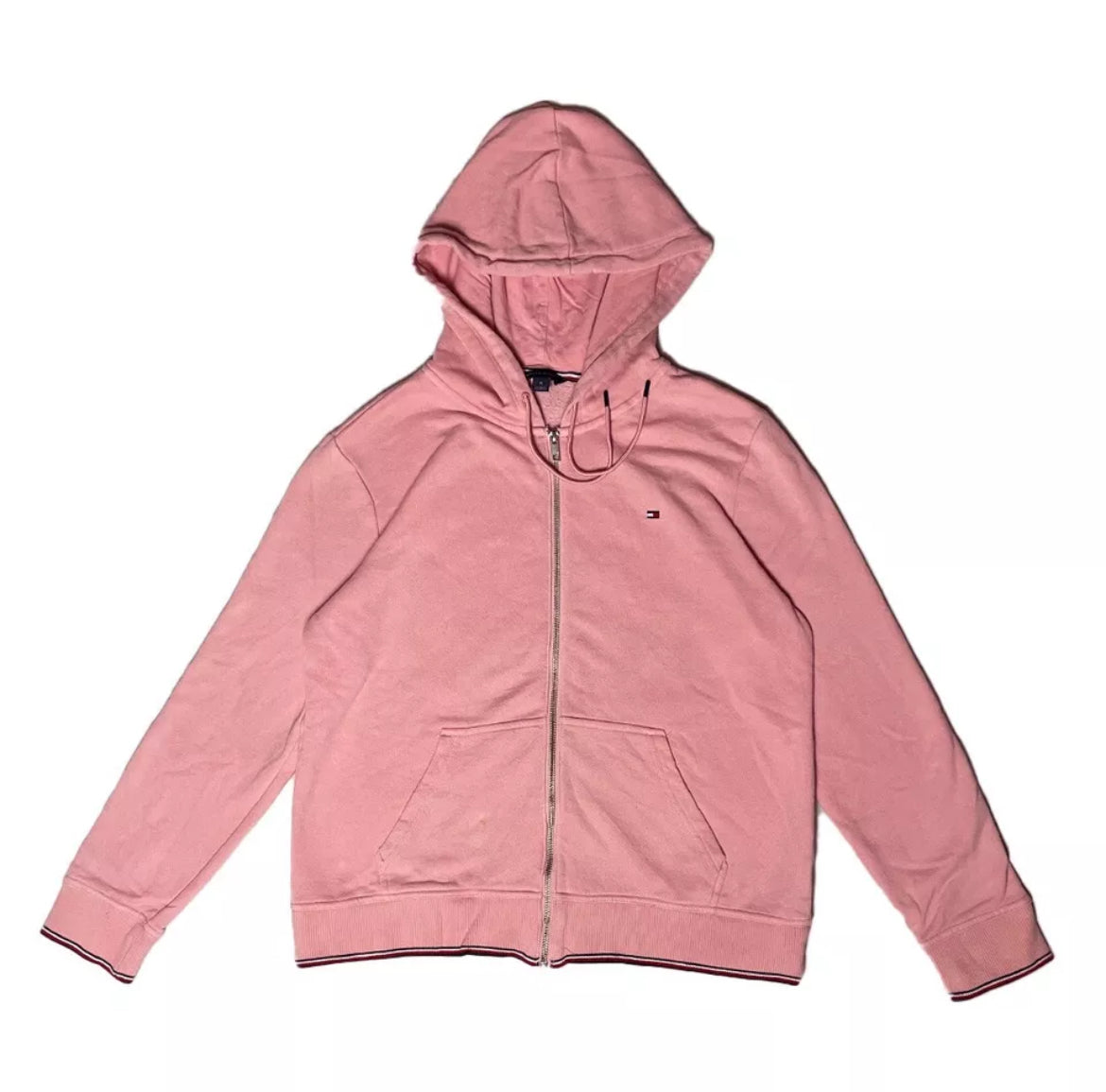 Women's Tommy Hilfiger Full-Zip Hoodie | Pink | Small