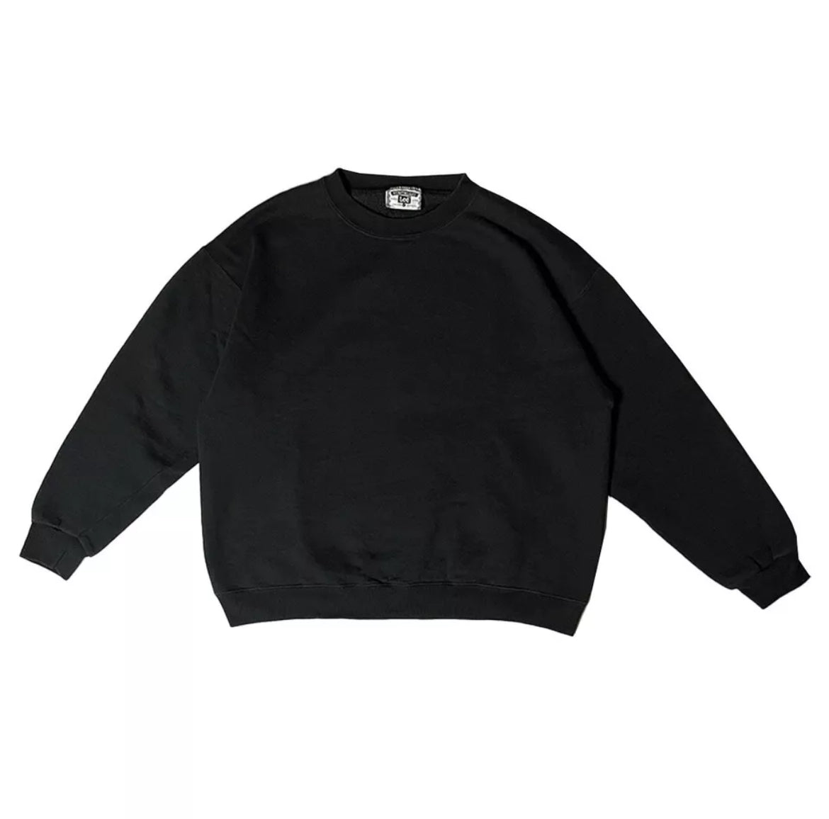 Vintage Lee Premium Heavyweight Sweatshirt | Small | Black