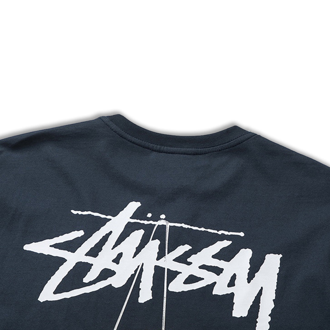 Stussy Fuzzy Dice Tee | Navy | Medium