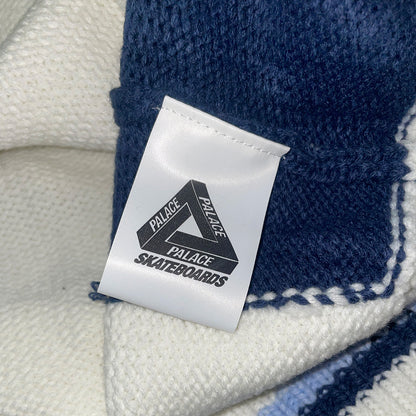 Palace 'Cycle Knit' Zip-Up Fleece | Medium | White