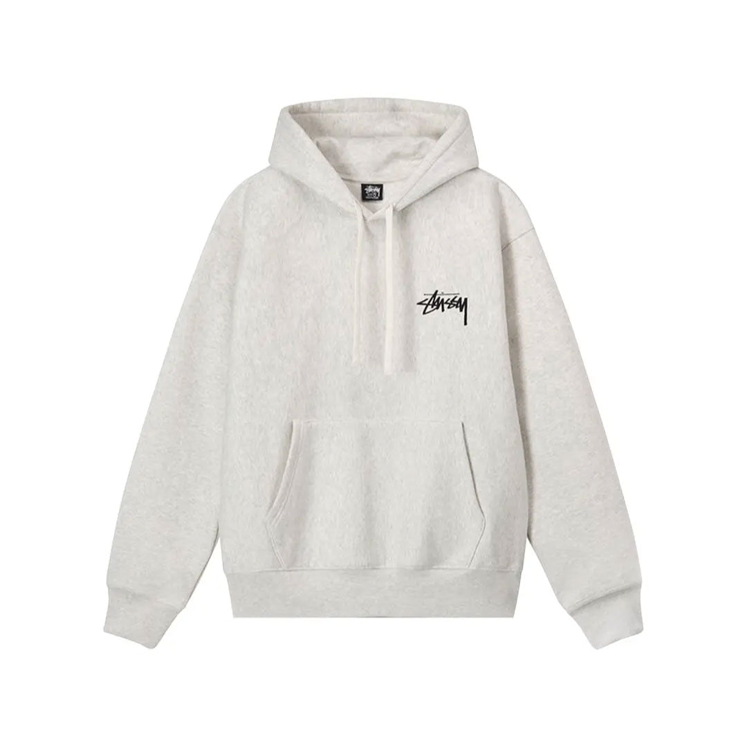 Stussy 8 Ball Fade Hoodie | Ash Heather | Medium