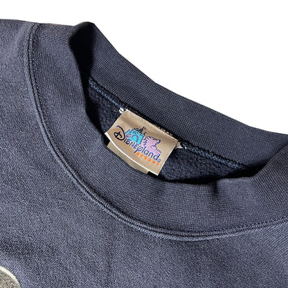 Vintage Walt Disney World Sweatshirt Mickey Mouse | Navy Blue | Medium