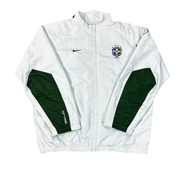 Nike x Brazil 2003 Football Tracksuit Set | Green & White | Medium